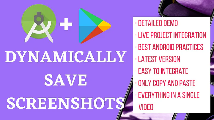 Android Programmatically Save Screenshots In Device | Android Dynamically Save Screenshots