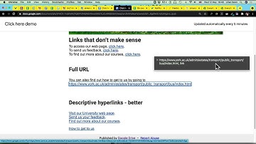 Accessibility: A "Click Here" Demo