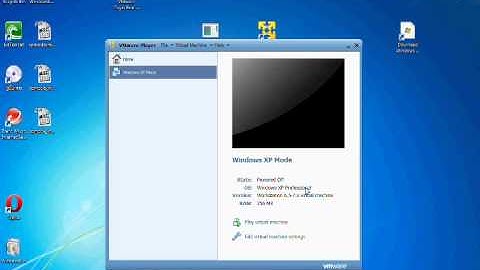 How to install XP mode using VMware on a windows 7 computer part 2