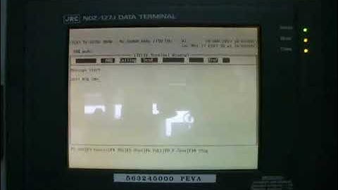 JRC JSS 296 MF/HF  How to do NBDP TELEX TEST to Shore Station