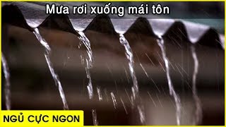 [ Nghe thử 1 phút là ngủ liền thẳng cẳng ] với tiếng Mưa rơi Lộp độp trên mái nhà lợp tôn