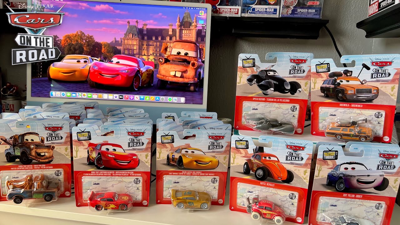 Mattel Disney Pixar Cars Metal Racing Red Lightning McQueen 95 CHASE  METALLIC