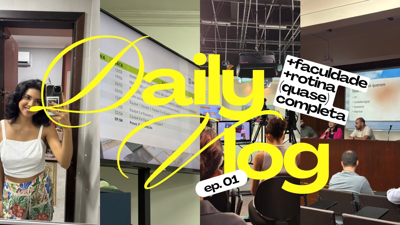 vlog de rotina | novo semestre na faculdade 