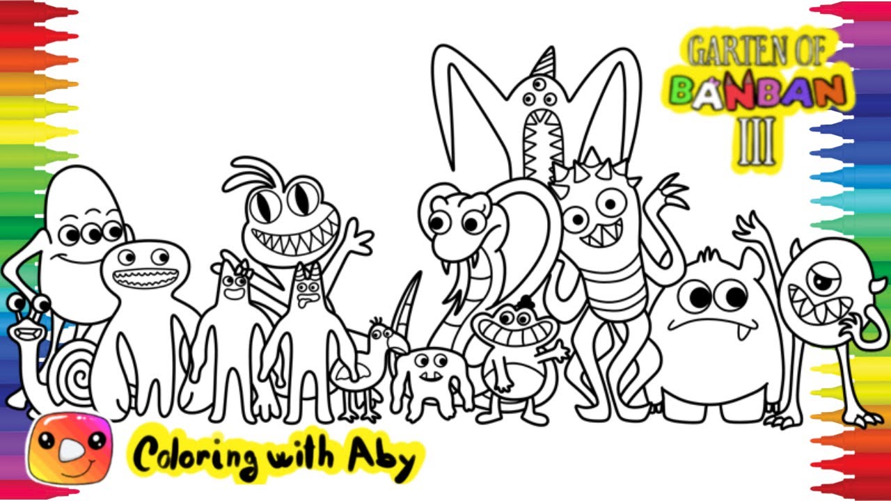 Garten of Banban CHAPTER 2 Coloring pages / Cartoon - On & On