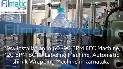 60 - 90 BPM RFC, 120 BPM BOPP LABELING MACHINE , AUTO SHRINK