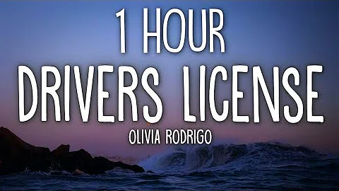 Olivia Rodrigo - drivers license (Lyrics) 🎵1 Hour
