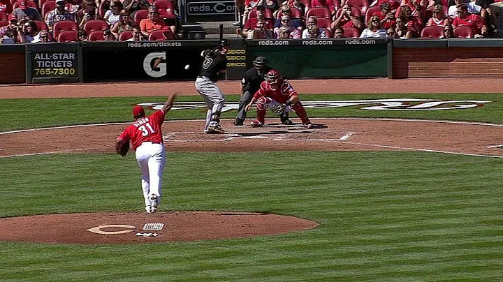 PIT@CIN: Simon throws a 59-mph pitch to Snider