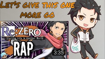 RE:ZERO RAP | "Wont Stop Me" | GameboyJones ft McGwire & Tyler Clark | Reaction