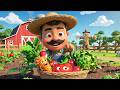 Carrot Song for Kids 🥕 | Carrot in Farm Basket | Nursery Rhymes &amp; Baby Songs