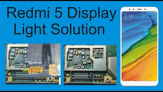 Redmi 5 Display Light Solutiom || Redmi 5 Display Light Jumper