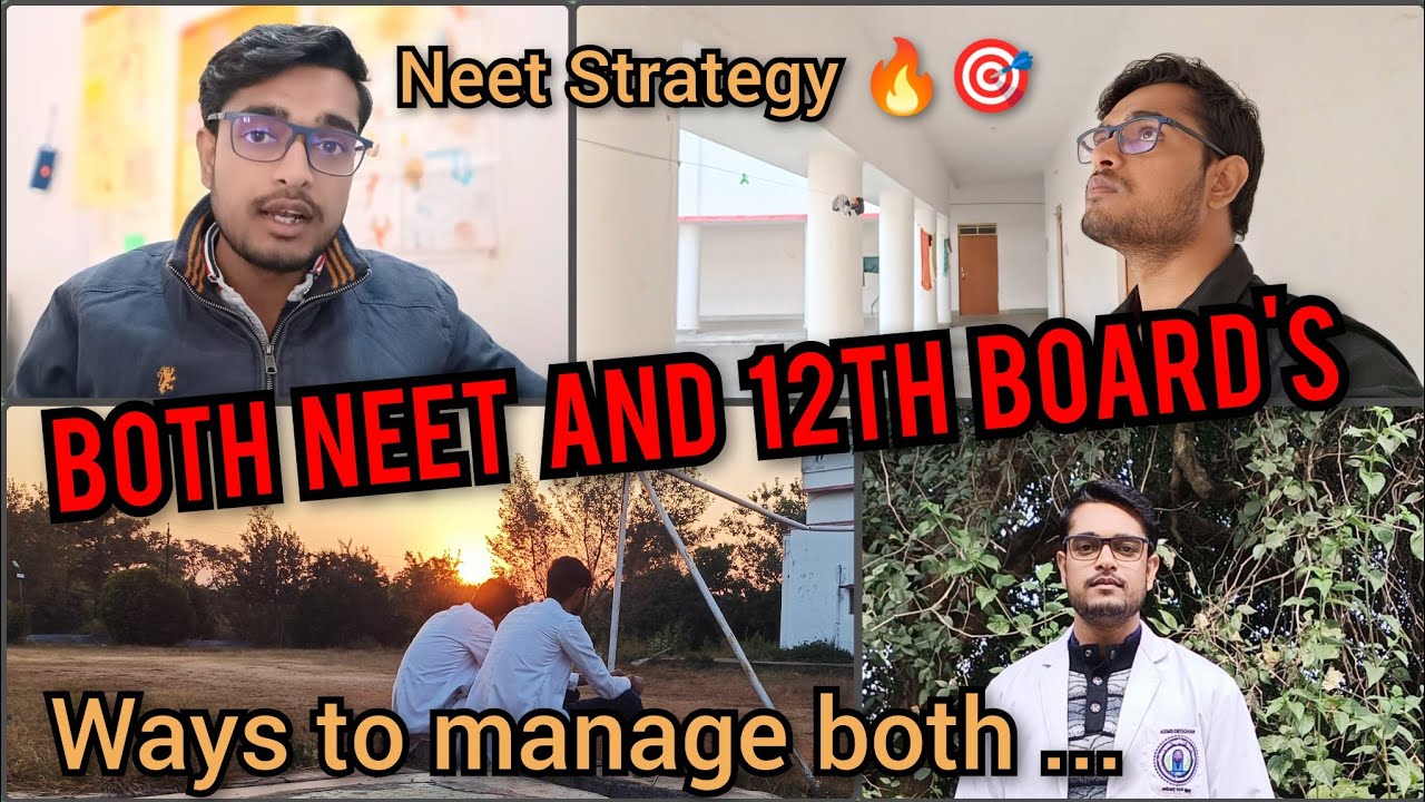 How to manage both NEET and 12th Board's 🔥|| Best Strategy 😎|| #Neet ...