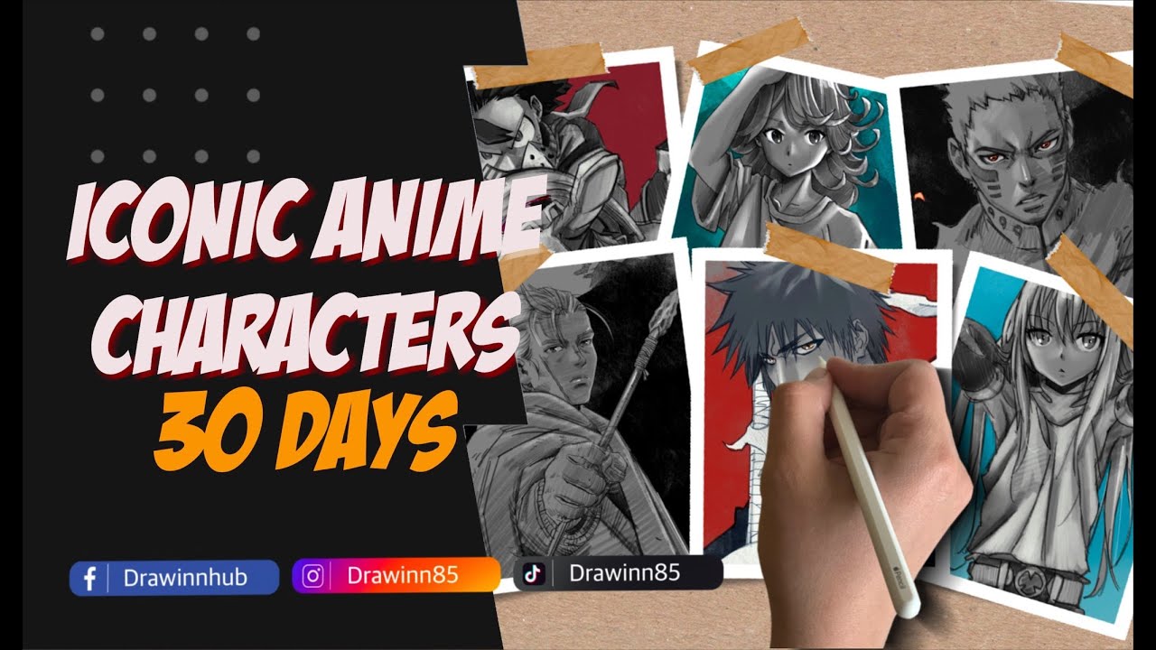 30 Days, 30 Anime Characters: My Amazing Challenge! - YouTube