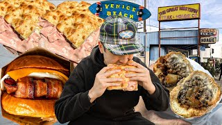 VENICE BEACH FOOD TOUR// CHEESESTEAK, ALL' ANTICO VINAIO, EGGSLUT, SOFT SERVE, CHURROS by IN THE KUT 10,991 views 1 month ago 10 minutes, 1 second