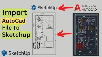 HOW TO IMPORT AUTOCAD FILE IN  3D- SKETCHUP#sketchup #3dmodeling #housedesign #architecture#home