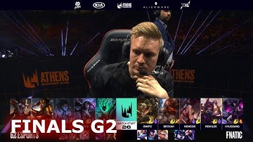 Fnatic vs G2 eSports - Game 2 | Finals S9 LEC Summer 2019 Playoffs | FNC vs G2 G-2