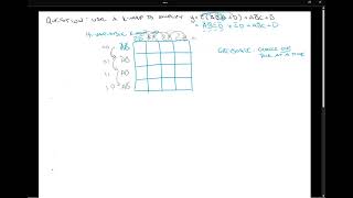 4 Variable Karnaugh Map Simplification Method for Boolean Expressions