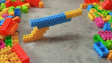 Satisfying DIY  gun /ASMR Building Blocks/ Lego block relaxation #asmr#asmrsounds#buildingblocks