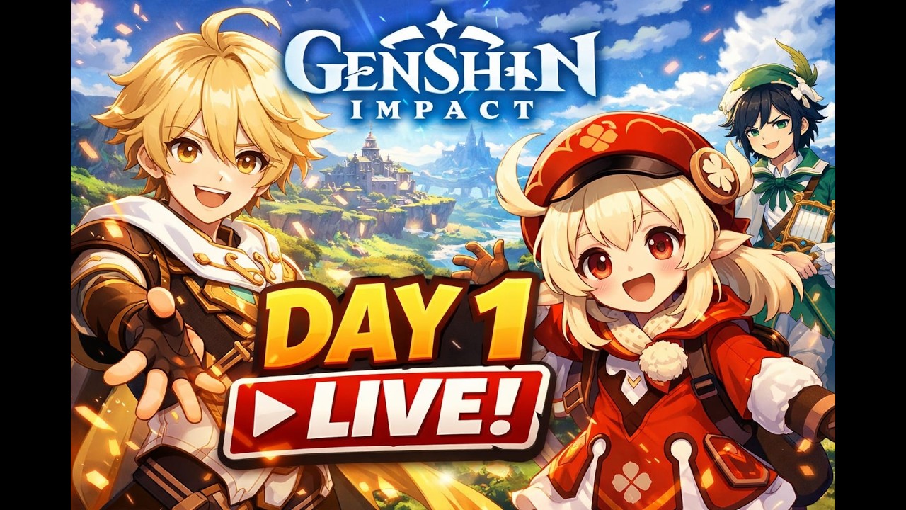 genshin impact live gameplay