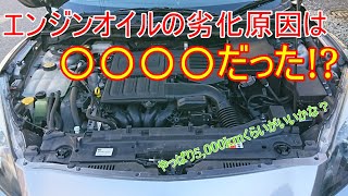 エンジンオイルの交換時期！劣化の原因は思ってたのと違った？