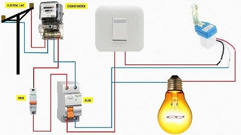 Automatic Light Sensor Switch or Photocell Sensor Connection / Automatic Day & Night On & Off Switch