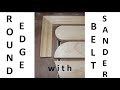 Homemade Belt Sander Stand. Round Edges with Belt Sander
