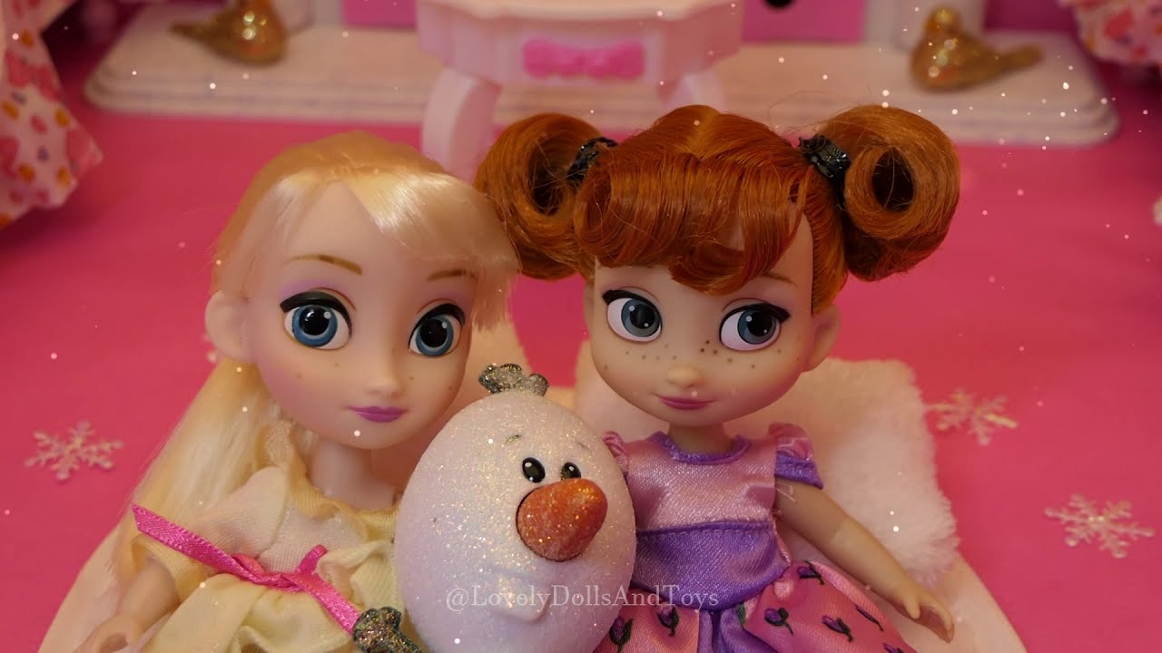 Elsa and Anna Morning Routine - YouTube