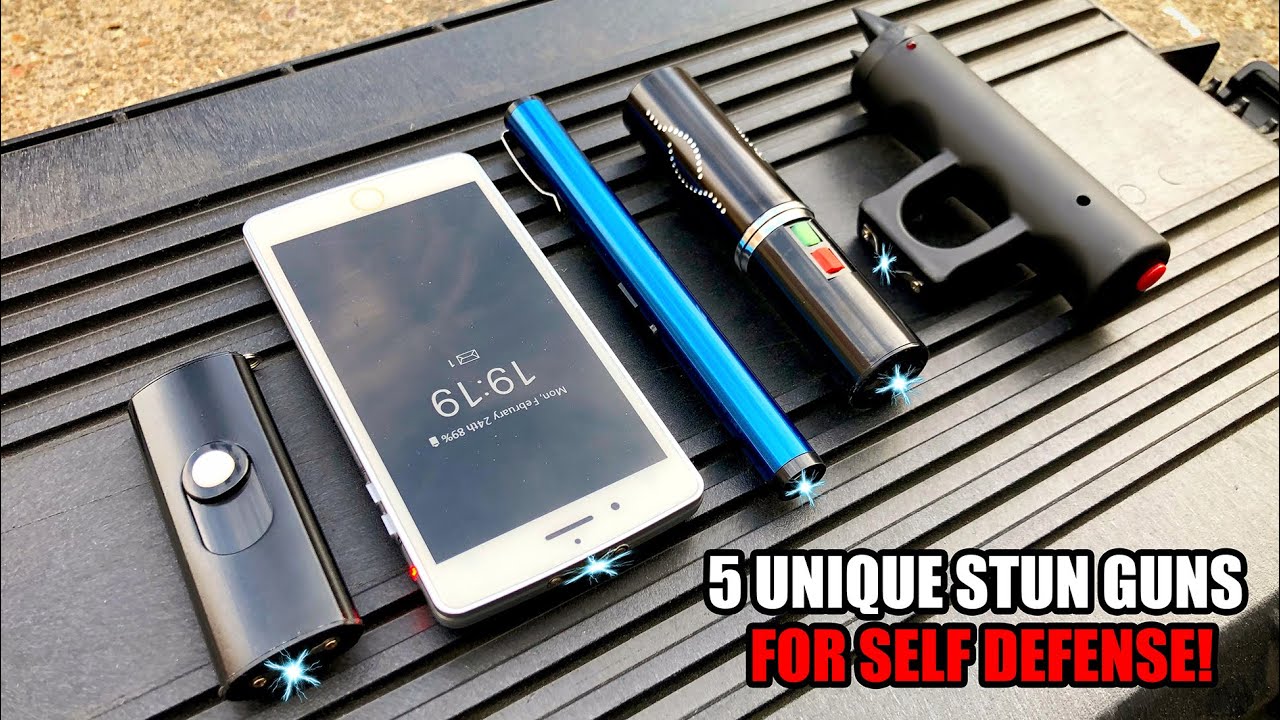 5 Unique Stun Guns (built into cell phone?!) YouTube