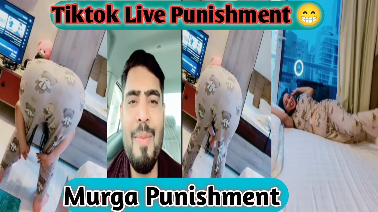 Atif Rajpoot Atif Rajpoot With Zainab || Tiktok Full Murga Punishment || Tiktok Live ...