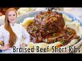 The BEST Braised Beef Short Ribs Recipe - Fall-Off-The-Bone Tender!!