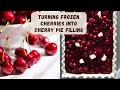 Can you create pie filling from frozen cherries