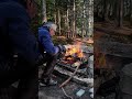 Drying Wet Gear by the Campfire #motorcycle #camping