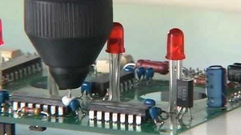Applying silicone resin to circuit board using robot and NETZSCH Dispensing pump