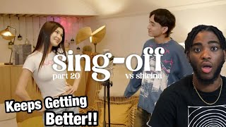 REZA - SING-OFF 20 (Angel Numbers, Tell Ur Girlfriend) vs Shirina | REACTION!!!