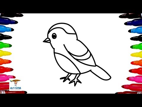 Video: How To Draw A Nightingale