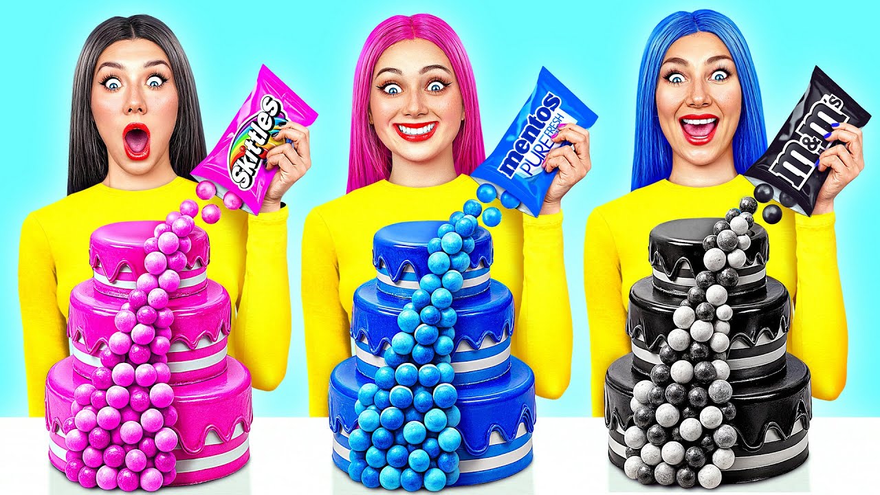 Candy Color Challenge Food of The Same Colors Challenge | Crazy Challenge by Candy DO - YouTube
