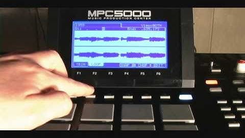 SAMPLE CHOPPING WORKFLOW  ON THE AKAI MPC 5000