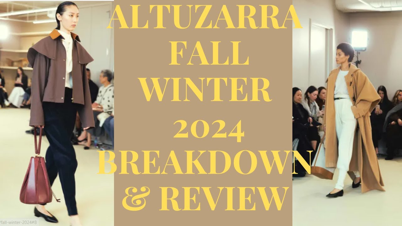 Altuzarra Runway Autumn/Winter 2024 Style Review & Breakdown - YouTube