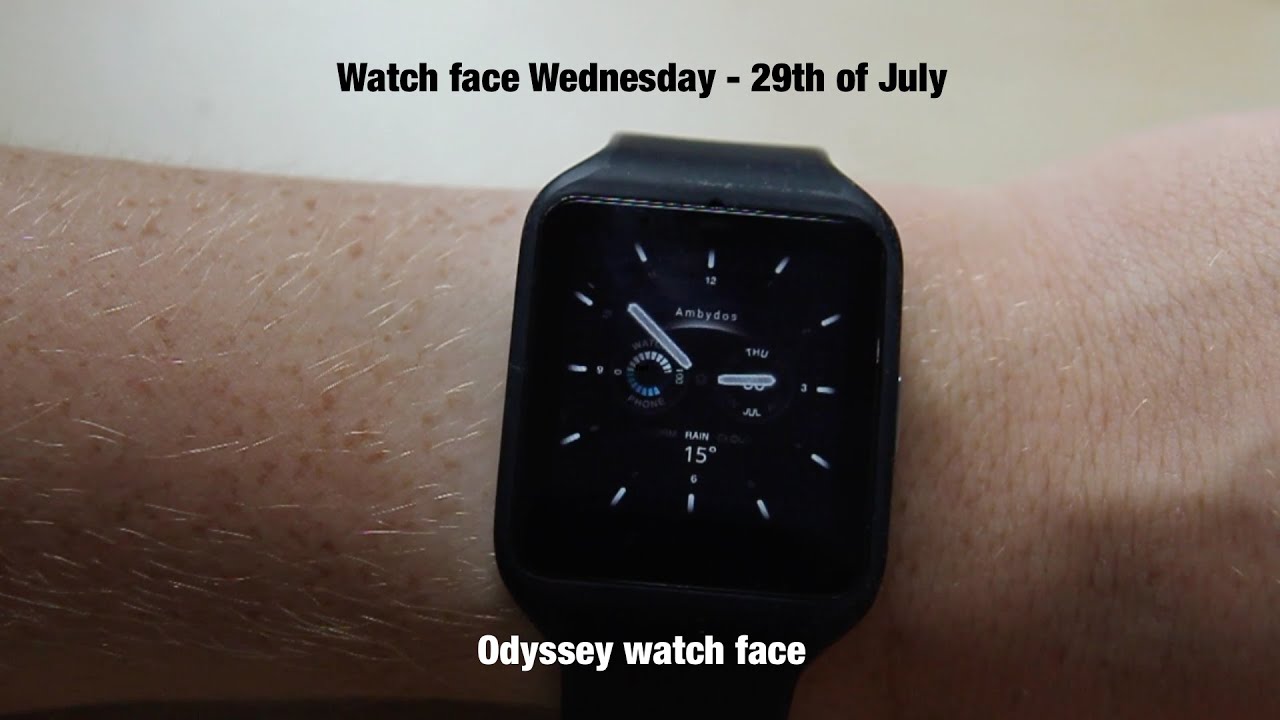 Watch face wednesday - Odyssey watch face