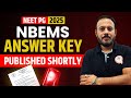 NEET PG 2025 NBEMS Answer Key Release Soon #neetpg2025