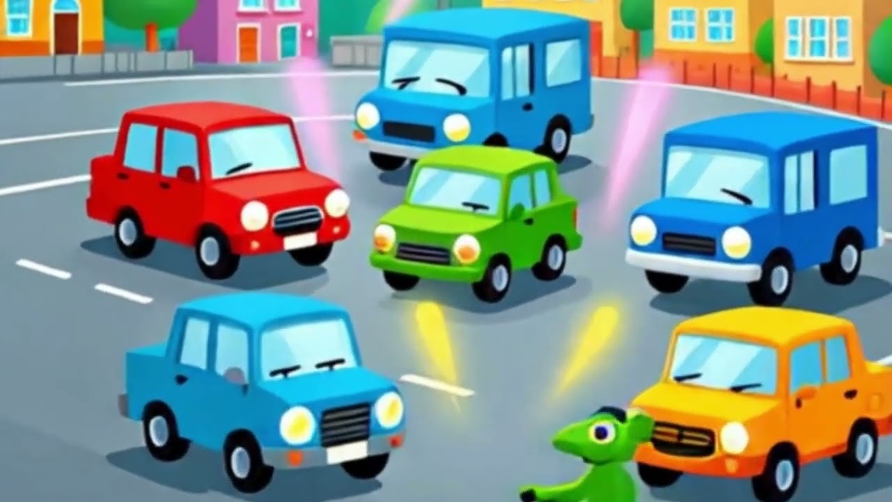 Adventure On Color Town Traffic Jam 