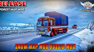 Kashmir Snow Road Map Bussid Mod  !! New Snow Map Mpd Bus Simulator Indonesia