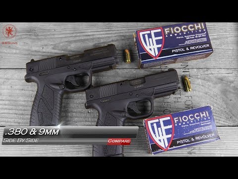 380 and 9mm Comparison with two Bersa Pistols
