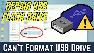 Repair Usb Flash Drive - Cant Format Usb Drive In Windows 1011