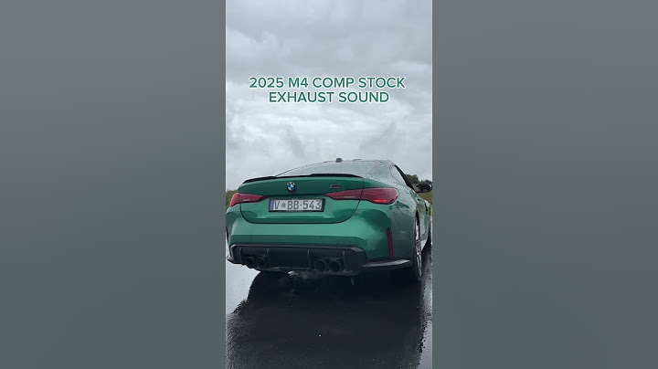 2025 M4 COMP STOCK EXHAUST SOUND #bmw #m4#competition #exterior #m4competition #sound #exhaust