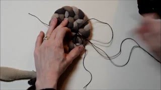 Beginning Rug Braiding: Lacing a Circle Center