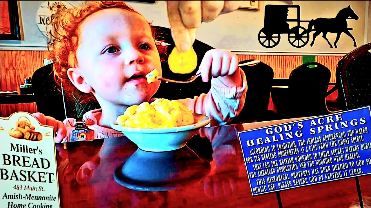 Amish - Mennonite Cooking in Blackville SC Miller's Bread Basket - Healing Springs - and Pickles?