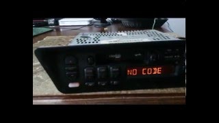 CLARION PU-1570A CODE REMOVAL DEMONSTRATION screenshot 5