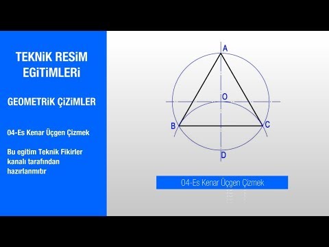 Video: Bir Daireye Eşkenar üçgen Nasıl Yazılır