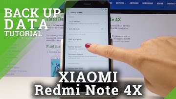How to Backup Data in XIAOMI Redmi Note 4X - Enable Google Backup