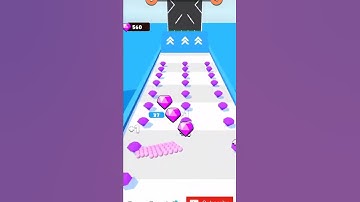 Canvas Run Level 3 🟣 | #shorts #mobilegames #gameplay #android #ios #canvasrun